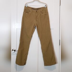AEO Corduroys Mens Size 34 X 31 Tan Hi Rise